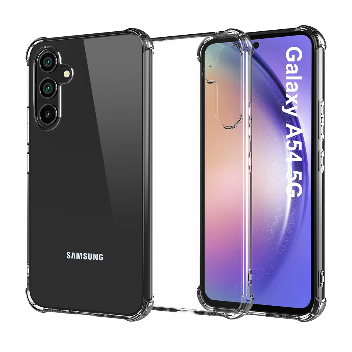 کاور گوشی سامسونگ گلکسی A54 مدل ژله ای شفاف