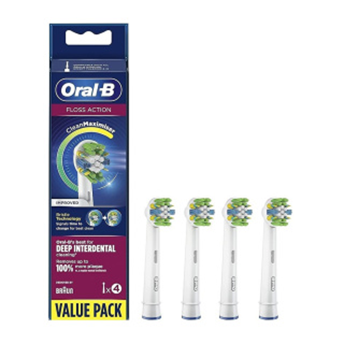 سری یدک مسواک برقی اورال-بی مدل Floss Action بسته 4 عددی سری یدک مسواک برقی اورال-بی مدل Floss Action بسته 4 عددی