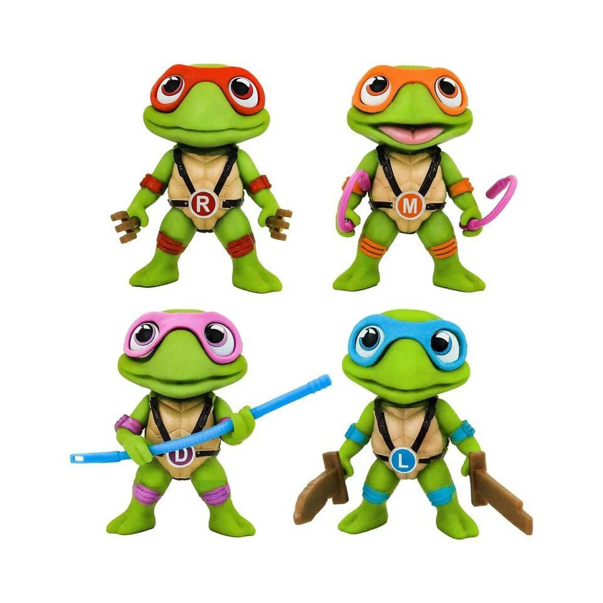 اکشن فیگور طرح لاکپشت های نینجا کد 1467 بسته 4 عددی