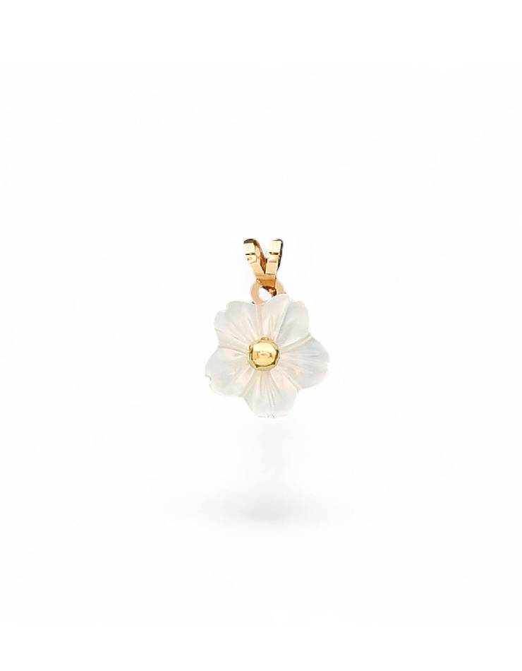 پلاک طلا 18عیار اپال گلد مدل گل میخ 132 پلاک طلا 18عیار اپال گلد مدل گل میخ 132