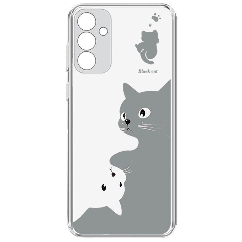 کاور طرح Cat مناسب برای گوشی موبایل سامسونگ Galaxy A35