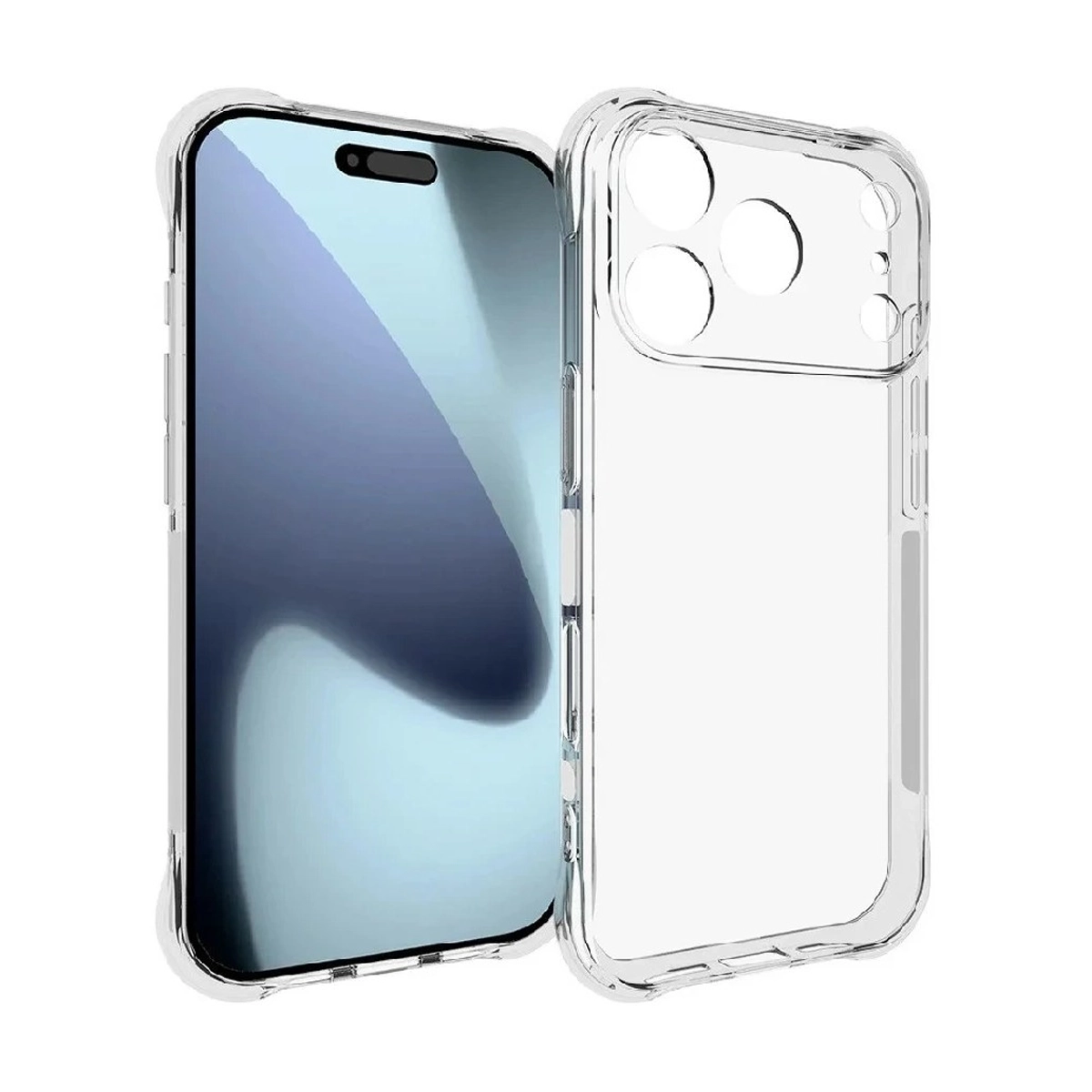 قاب گوشی اپل Iphone 17 PRO MAX مدل ژله ای شفاف