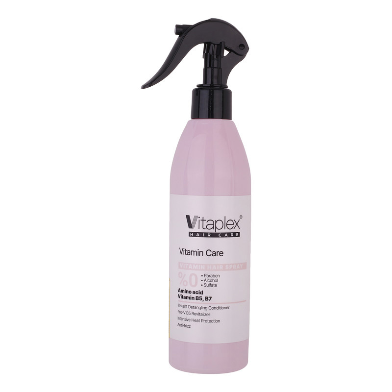 اسپری حالت دهنده مو با قدرت حفظ حالت مو 2 ویتاپلکس مدل Vitamin Care 03 مناسب مو خشک و معمولی حجم 300 میلی لیتر