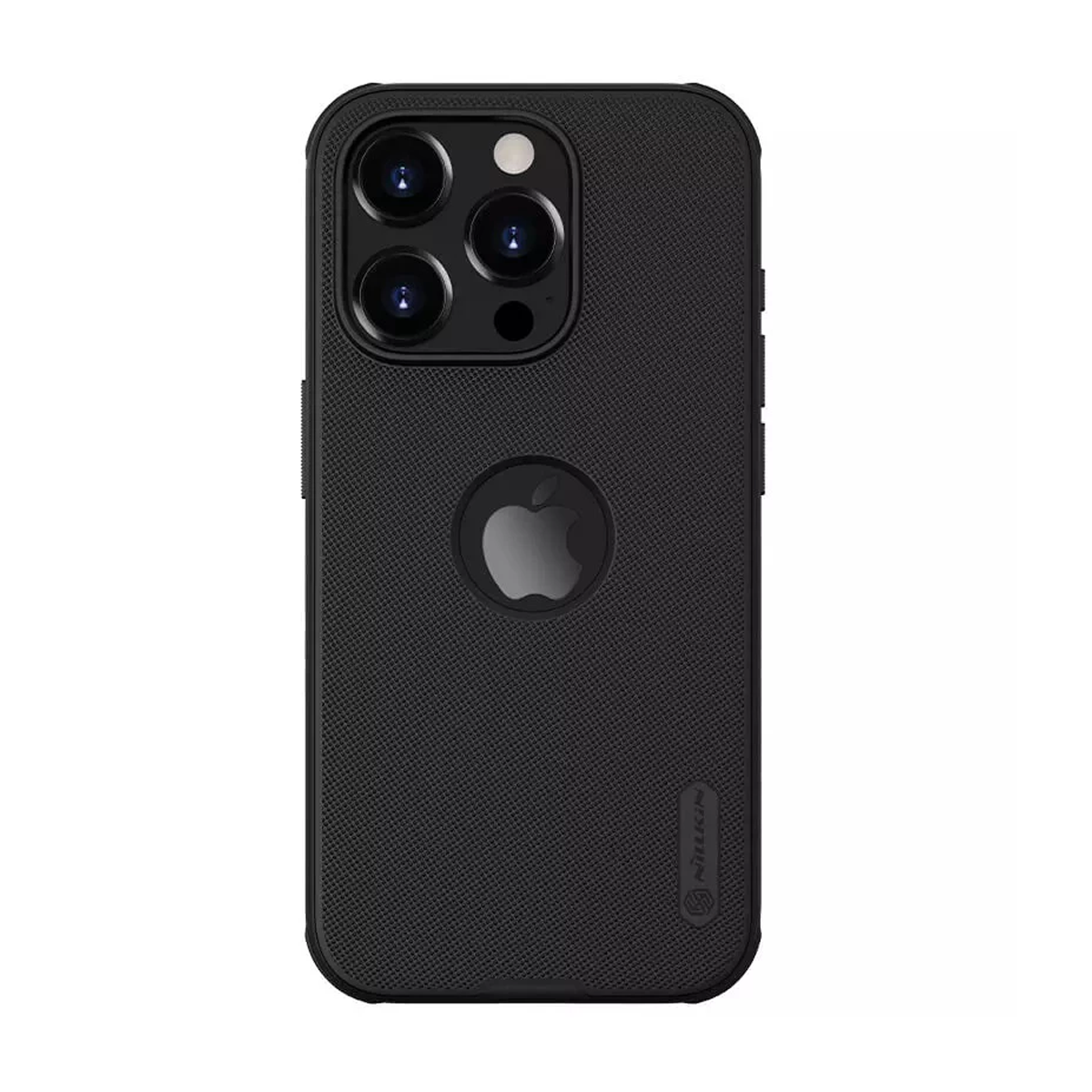 کاور گوشی اپل iPhone 15 Pro Max نیلکین مدل Frosted Shiled Pro LogoCut-مشکی