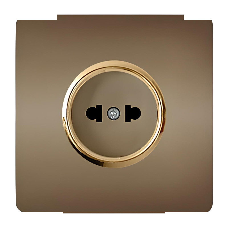 پریز برق ساده صنایع آسیا الکتریک مدل کریستال