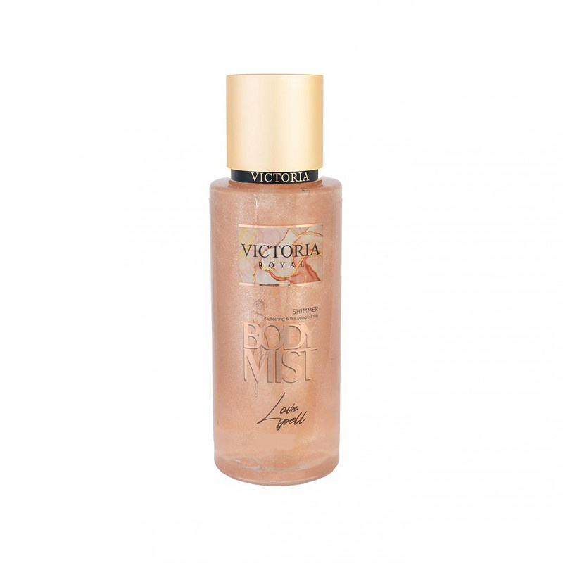 بادی میست زنانه ویکتوریا بیوتی مدل لاو اسپل شیمر حجم 250 میلیلیتر