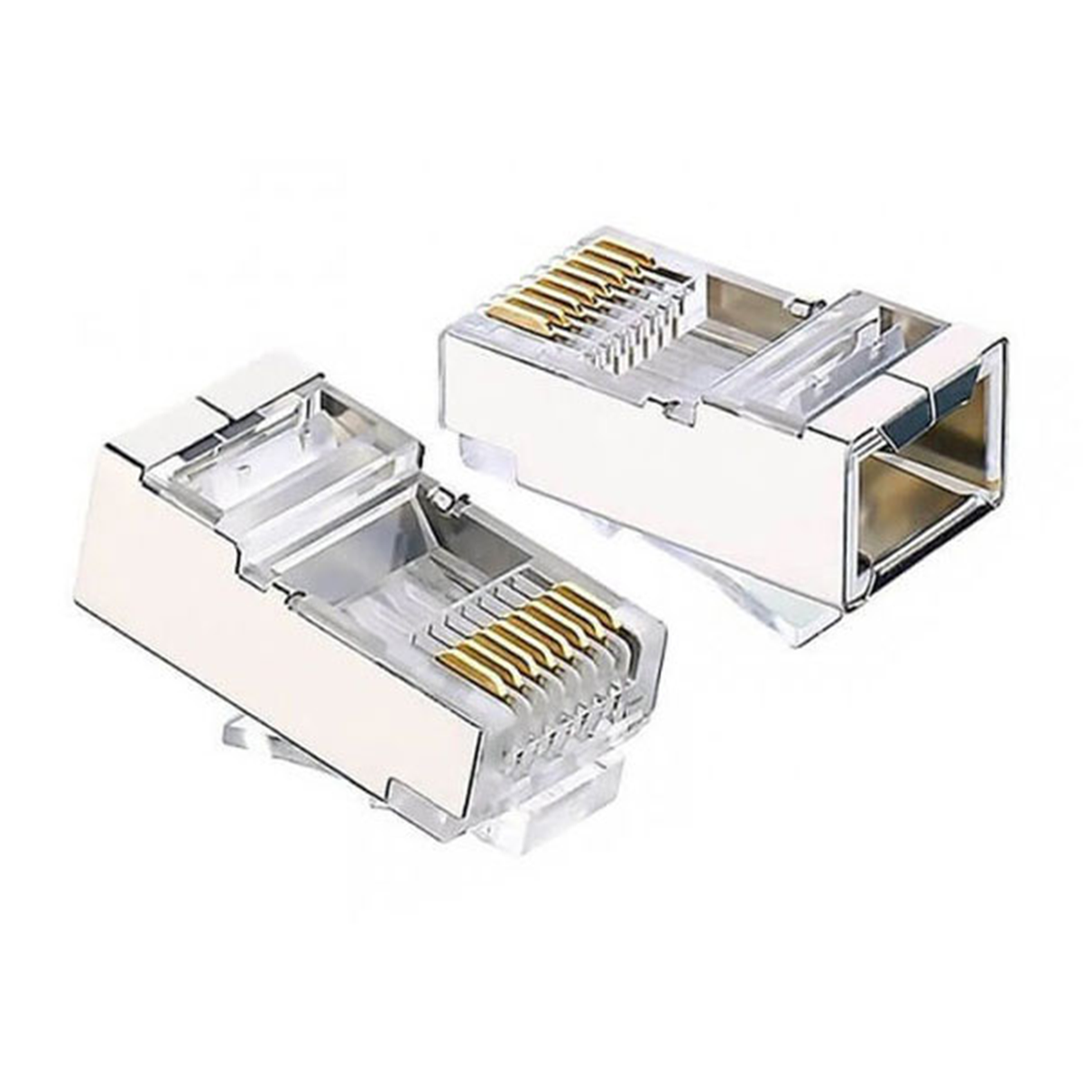 کانکتور Rj45 UTP Cat6 یوگرین مدل NW111 50248-نقرهای کانکتور Rj45 UTP Cat6 یوگرین مدل NW111 50248-نقرهای