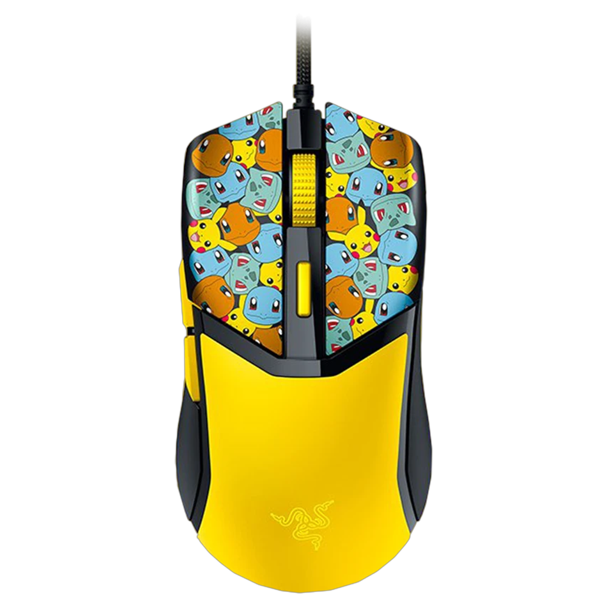 ماوس با سیم گیمینگ ریزر مدل COBRA POKÉMON ED-زرد ماوس با سیم گیمینگ ریزر مدل COBRA POKÉMON ED-زرد