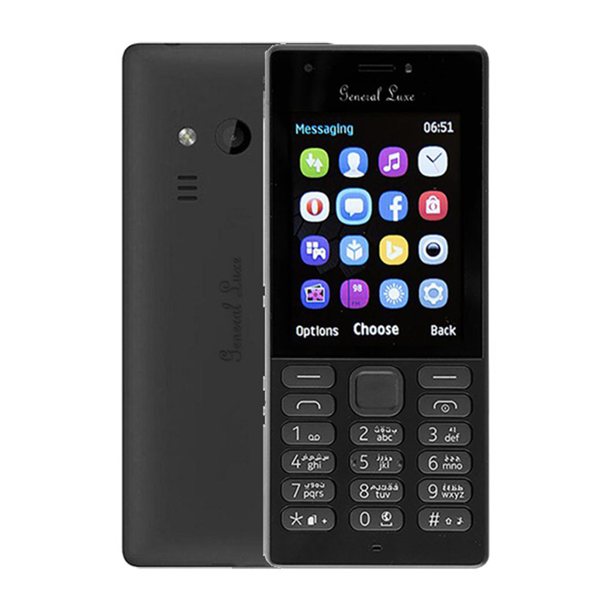 گوشی موبایل جنرال لوکس مدل 105 دو سیم کارت copy-مشکی