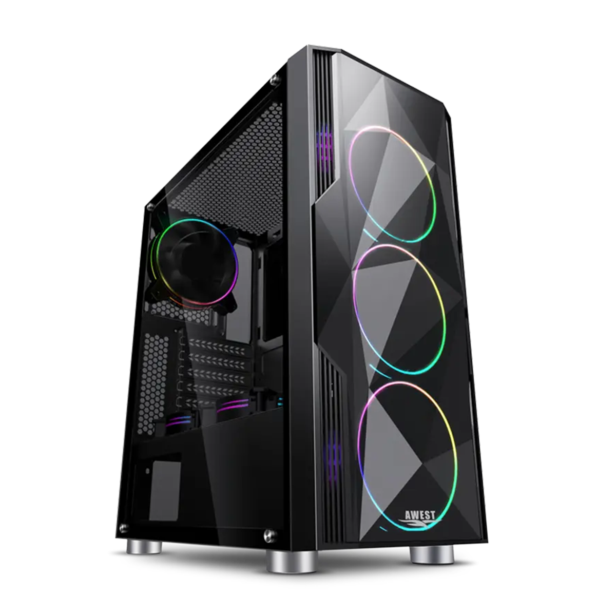 کامپیوتر دسکتاپ مدل FHI3-ECO i3 12100 16GB 1TB 500GB GT1030 AWEST