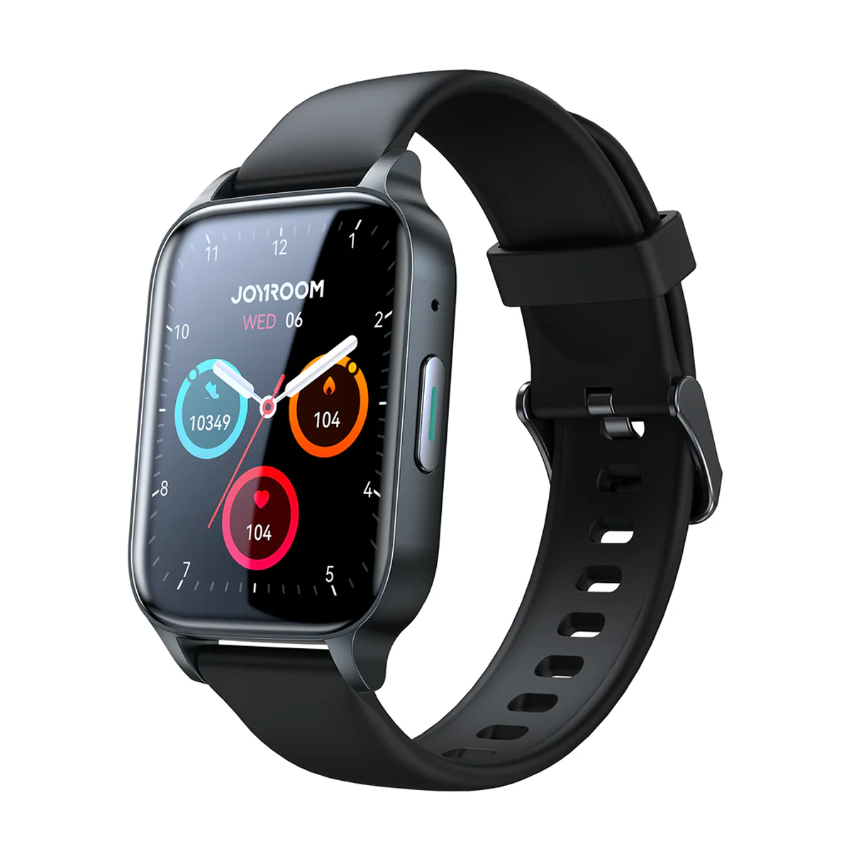 ساعت هوشمند جویروم مدل JR-FT3 Pro-بدنه خاکستری بند مشکی ساعت هوشمند جویروم مدل JR-FT3 Pro-بدنه خاکستری بند مشکی