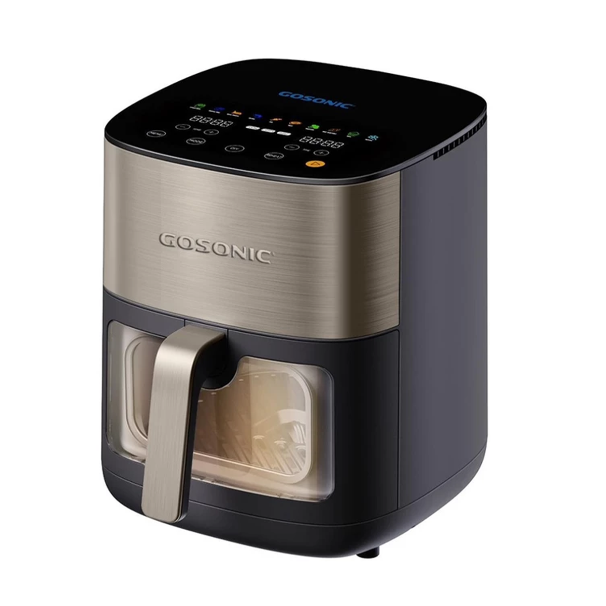 سرخ کن بدون روغن گوسونیک مدل GAF-757-نقره‌ای