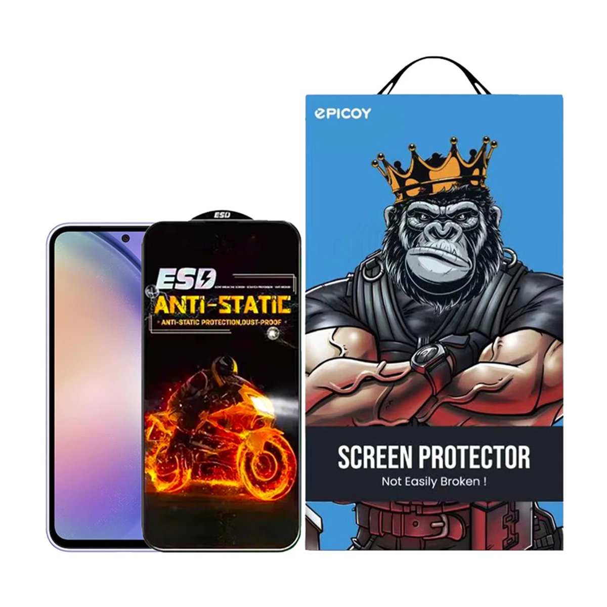 گلس گوشی سامسونگ Galaxy S23 FE - A54 اپیکوی مدل Fiery ESD