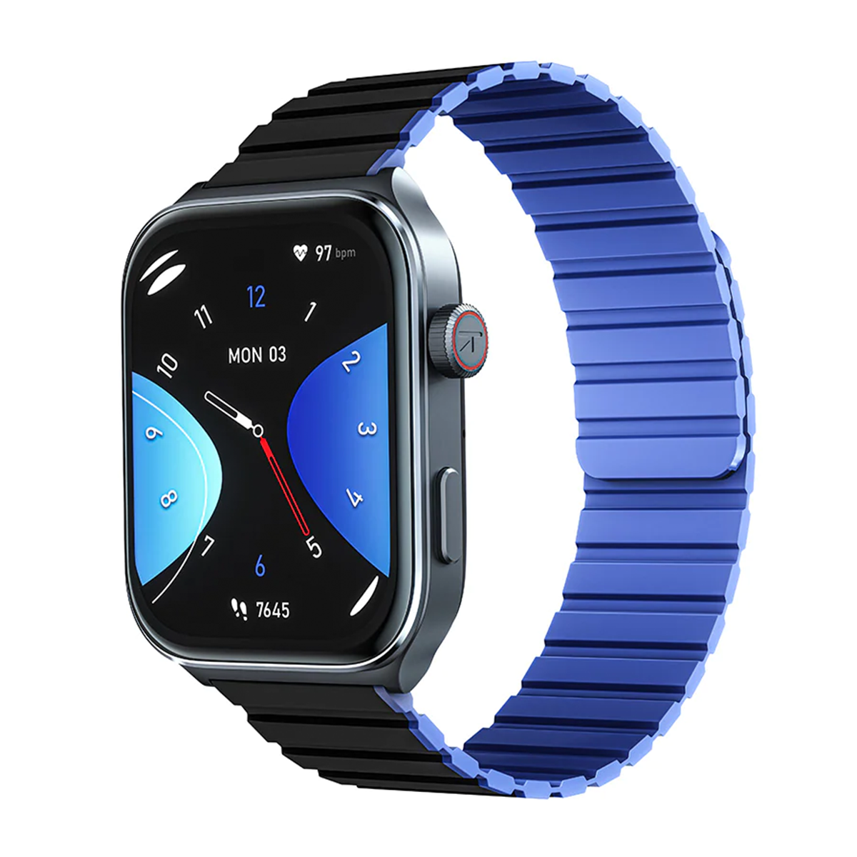 ساعت هوشمند کیسلکت مدل Calling Watch Ks2-بدنه سرمه ای بند مشکی