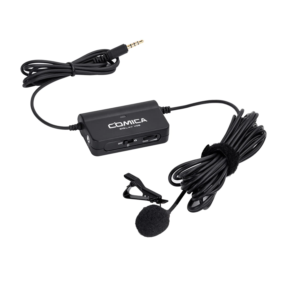 میکروفون یقه ای کامیکا مدل SIG.LAV V05-مشکی