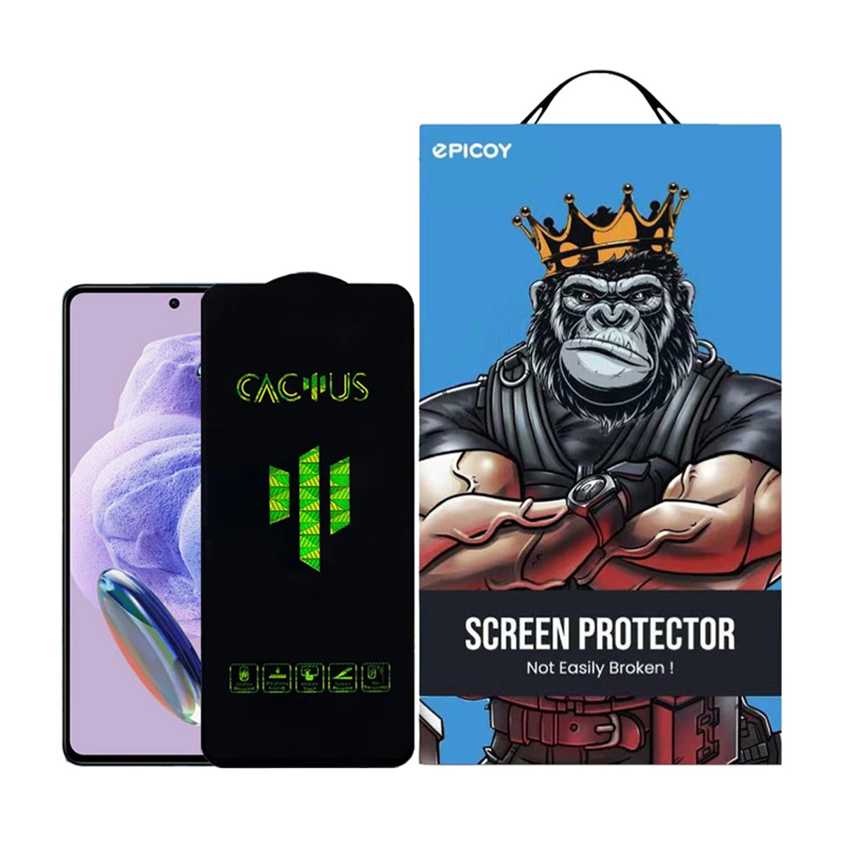 گلس گوشی پوکو M4 Pro 4G اپیکوی مدل Cactus