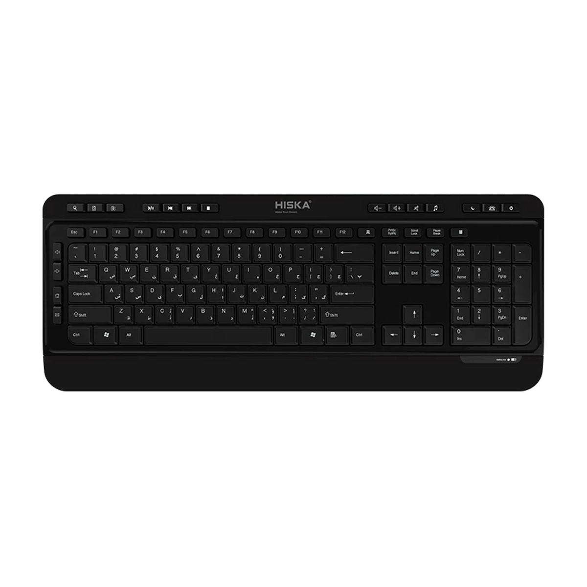 کیبورد بی سیم هیسکا مدل HX-KE235W-مشکی