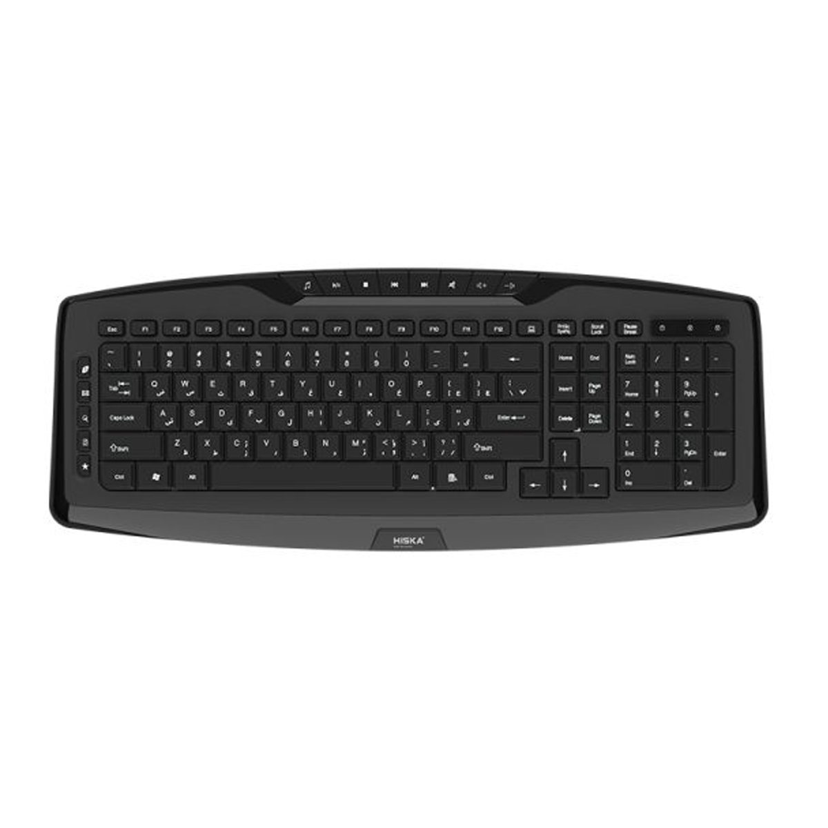 کیبورد بی سیم هیسکا مدل HX-KE240W-مشکی