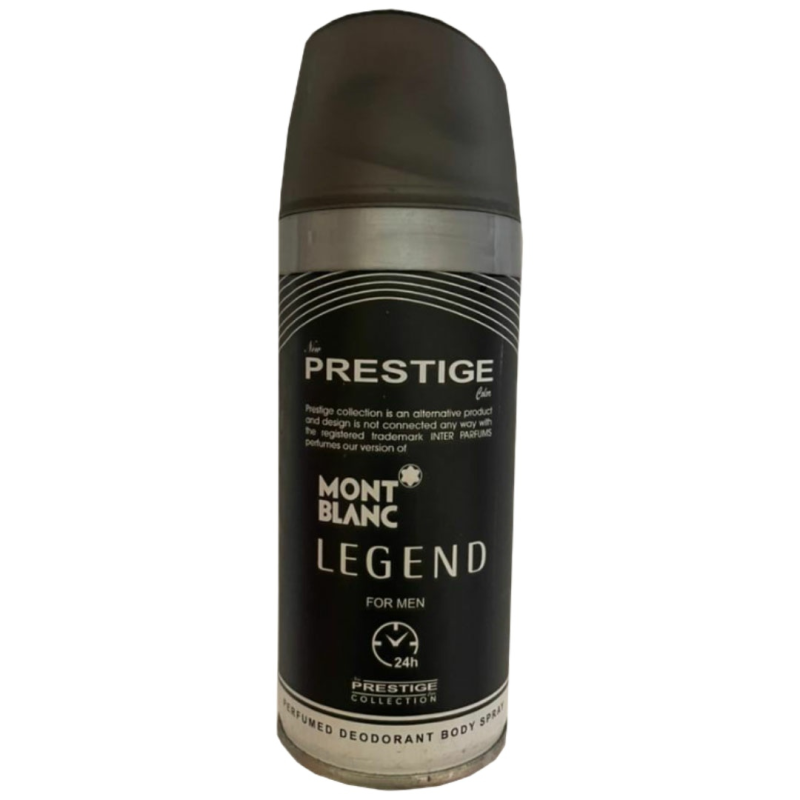 اسپری بدن مردانه نیو پرستیژ کالر مدل MONT BLANC حجم 150 میلی لیتر اسپری بدن مردانه نیو پرستیژ کالر مدل MONT BLANC حجم 150 میلی لیتر