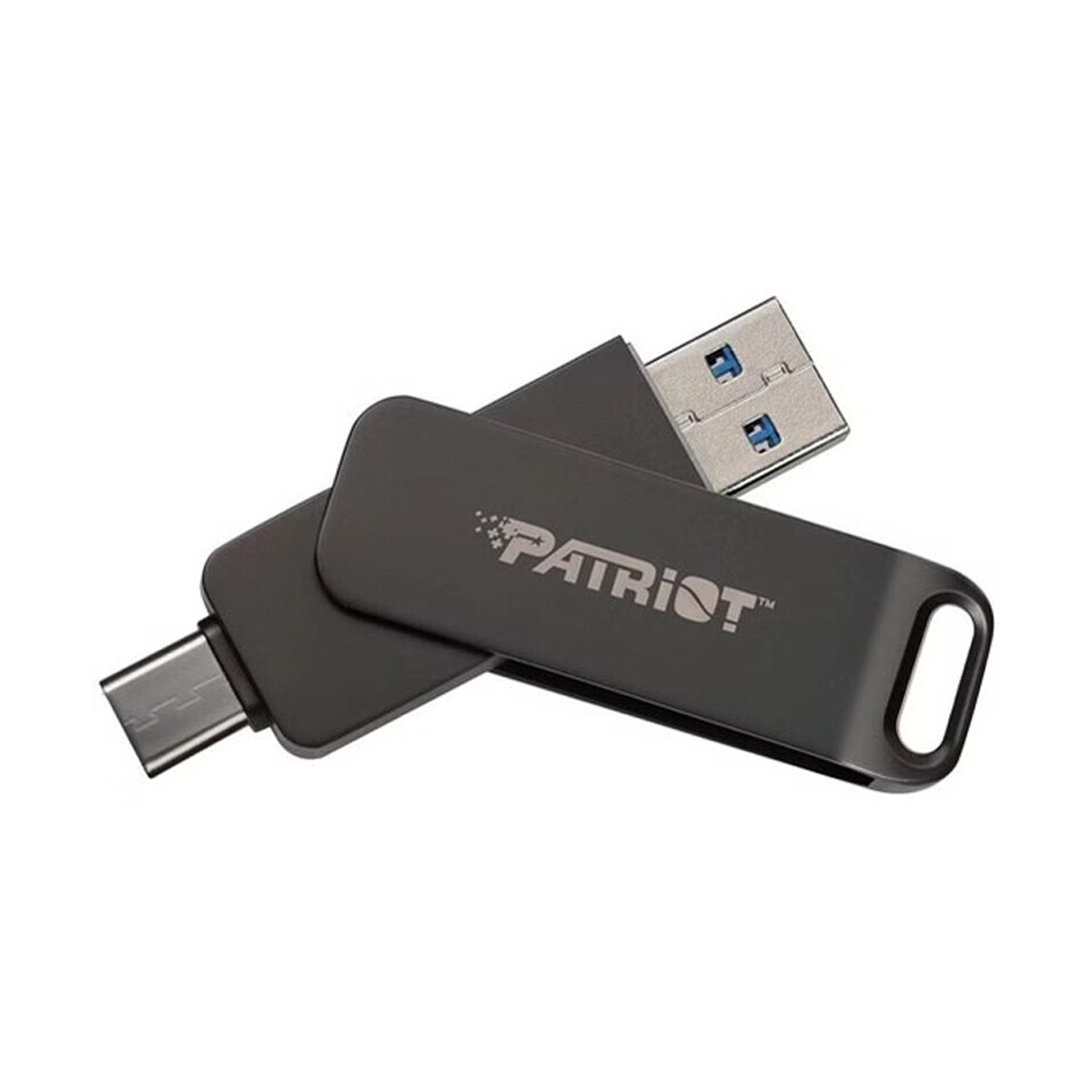 فلش مموری پتریوت مدل Rage R550 OTG Type-C USB3.2 ظرفیت 128 گیگابایت-مشکی فلش مموری پتریوت مدل Rage R550 OTG Type-C USB3.2 ظرفیت 128 گیگابایت-مشکی