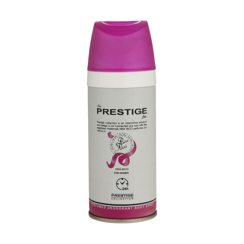 اسپری خوشبو کننده بدن زنانه پرستیژ مدل RICCI RICCI حجم 150 میلی لیتر اسپری خوشبو کننده بدن زنانه پرستیژ مدل RICCI RICCI حجم 150 میلی لیتر