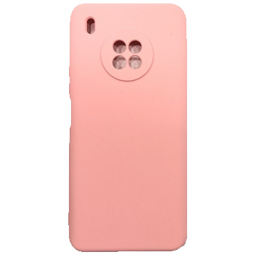 کاور سیلیکونی محافظ لنزدار مناسب برای گوشی موبایل هواوی  Y9a-نارنجی