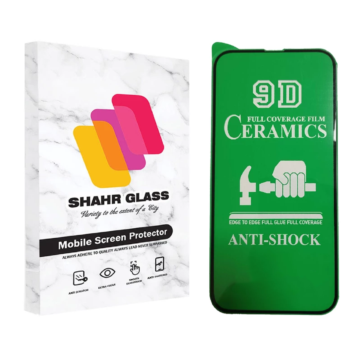 گلس سرامیکی گوشی اپل iPhone 13 Pro Max شهر گلس مدل CRM14-مشکی