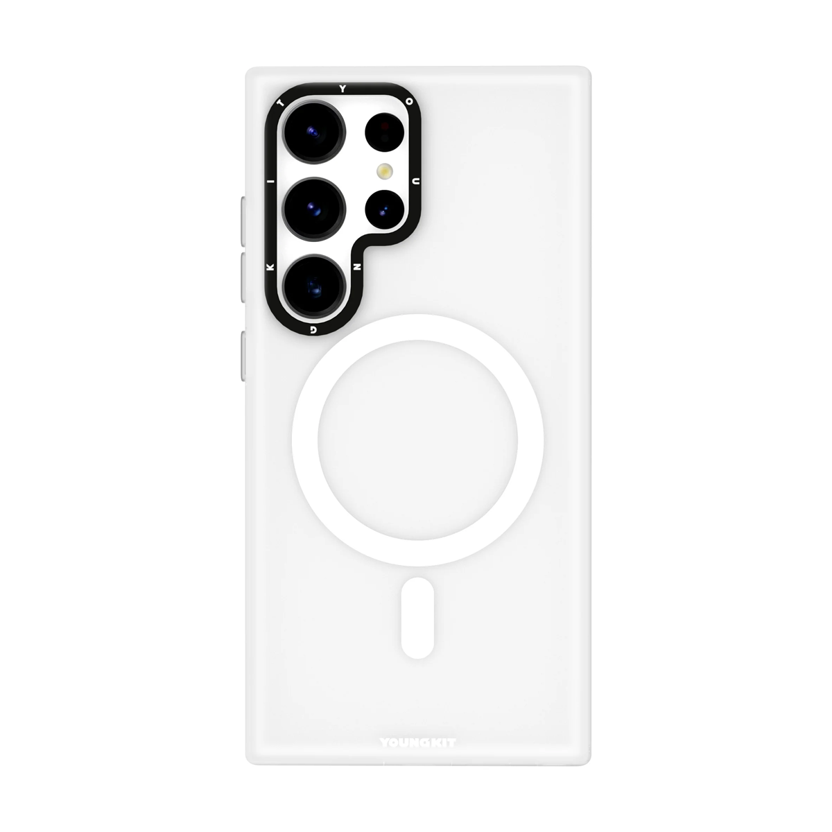 قاب گوشی سامسونگ Galaxy S24 Ultra یانگ کیت مدل Hidden Sand Magsafe-سفید