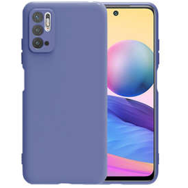 کاور سیلیکونی محافظ لنزدار مناسب برای گوشی موبایل شیائومی Redmi Note 10 5G-بادمجانی تیره