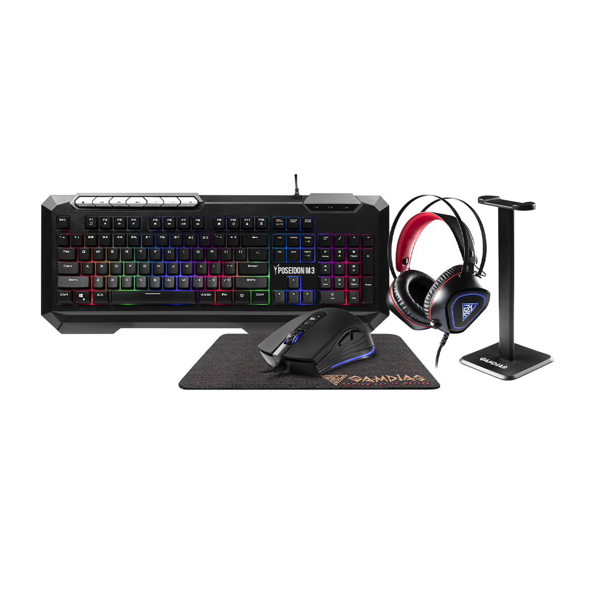ست گیمینگ گیم دیاس مدل POSEIDON M3 5-IN-1 COMBO