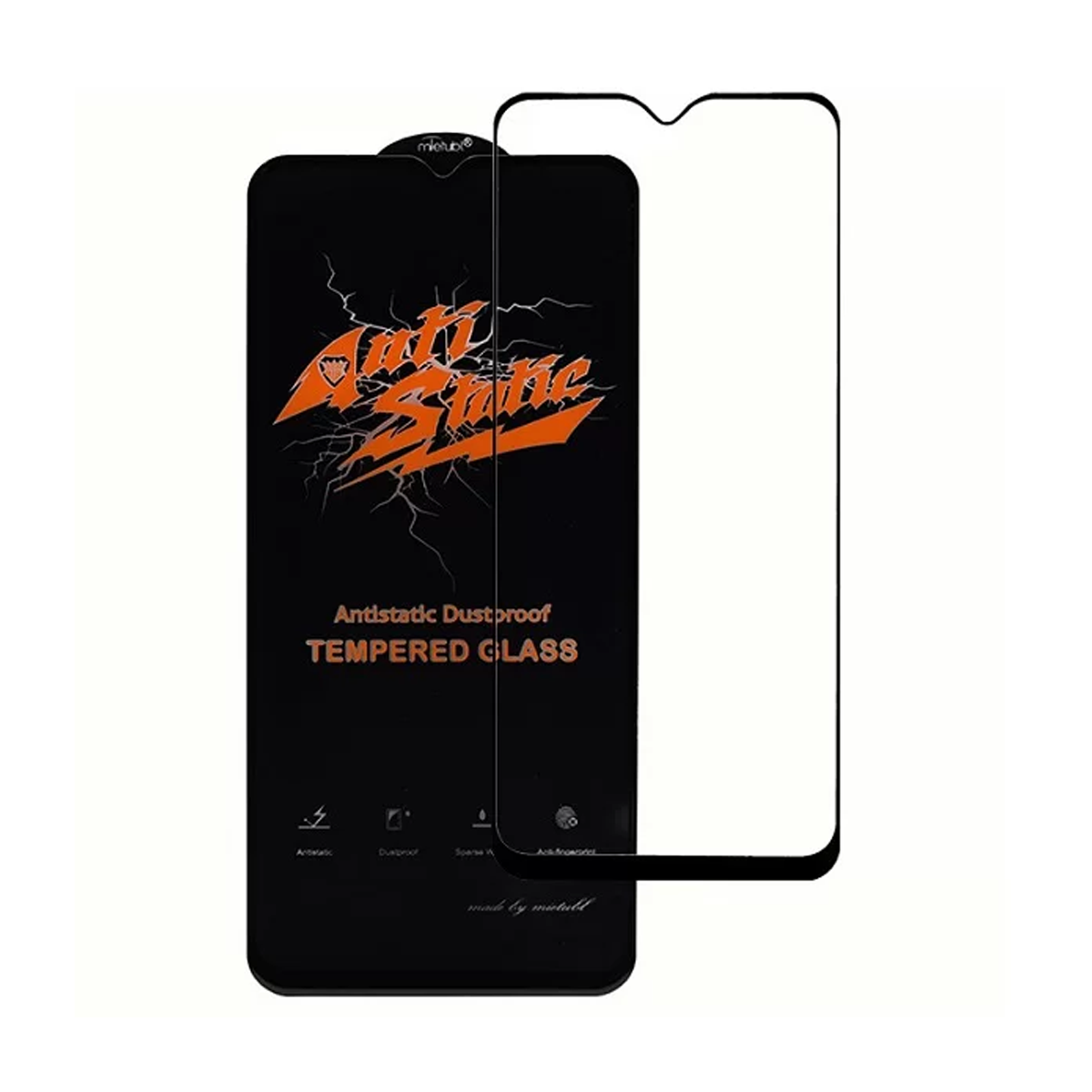 گلس گوشی شیائومی Redmi 13C 5G میتوبل مدل آنتی استاتیک-مشکی