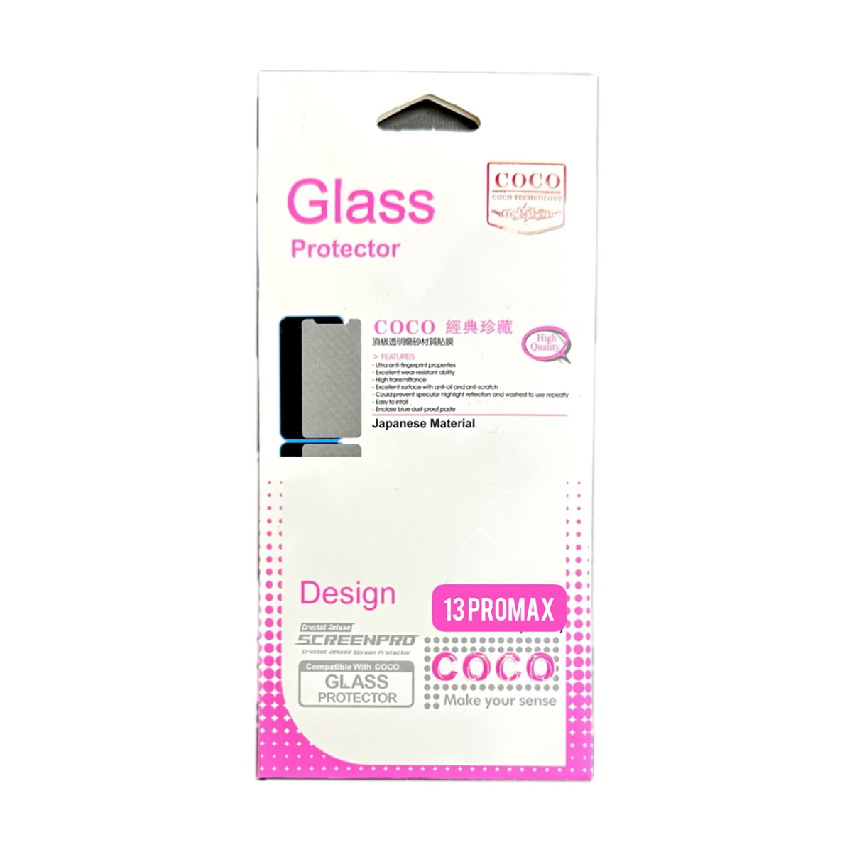 گلس گوشی اپل iPhone 13 Pro Max کوکو مدل 10D Pro Plus-مشکی