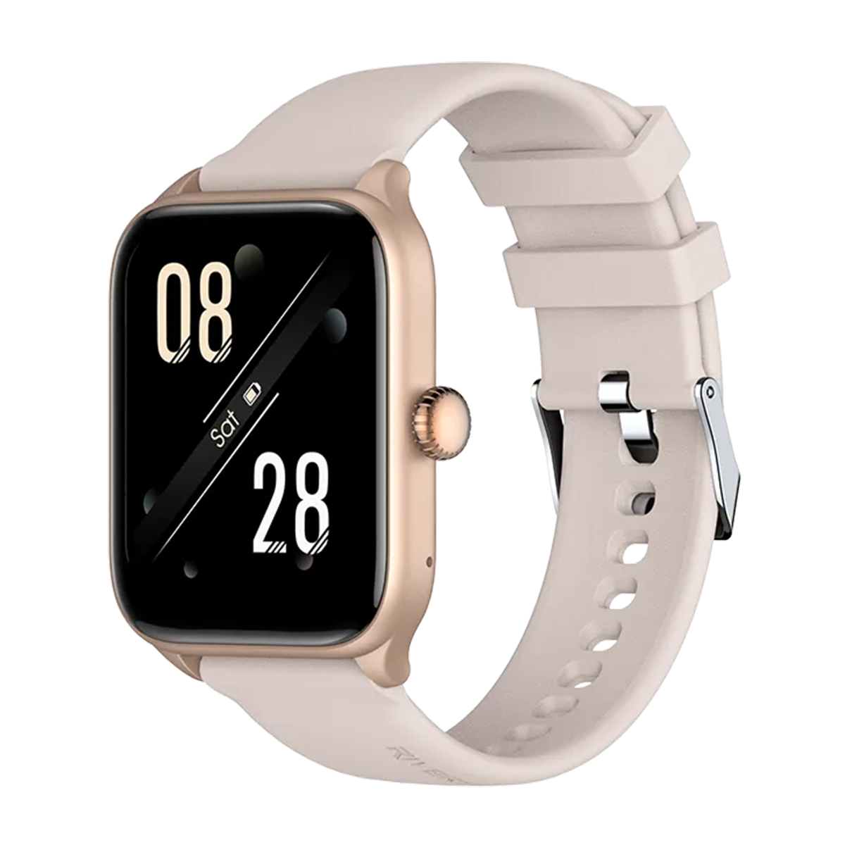 ساعت هوشمند ریورسانگ مدل Motive 6 Pro SW62-بدنه رزگلد بند کرم