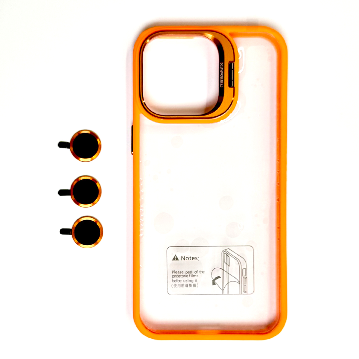 کاور گوشی اپل iPhone 14 Pro مدل XINREEU همراه با محافظ لنز