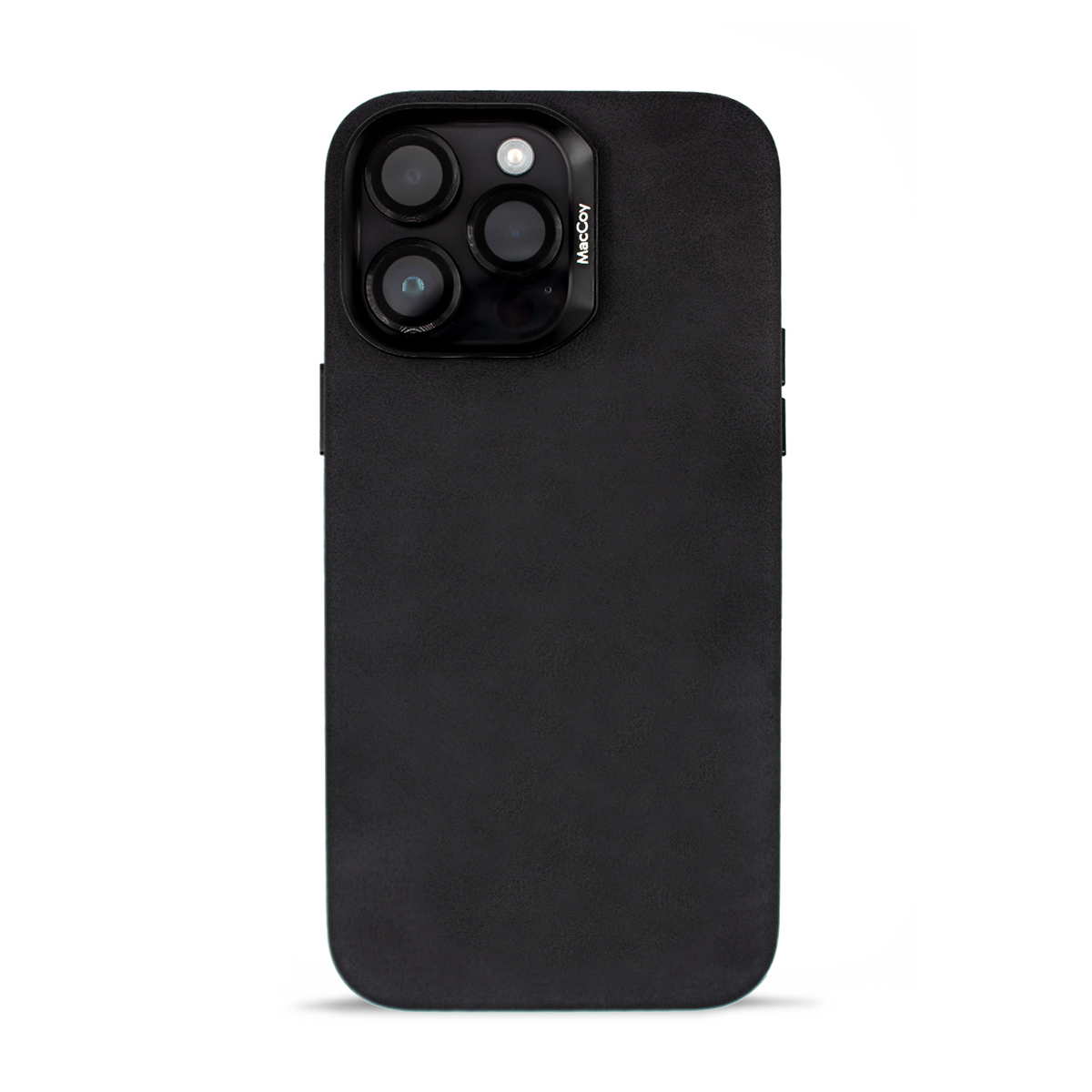 قاب گوشی اپل iPhone 13 Pro Max مک کوی مدل Enormous چرمی مگ‌ سیف دار-مشکی