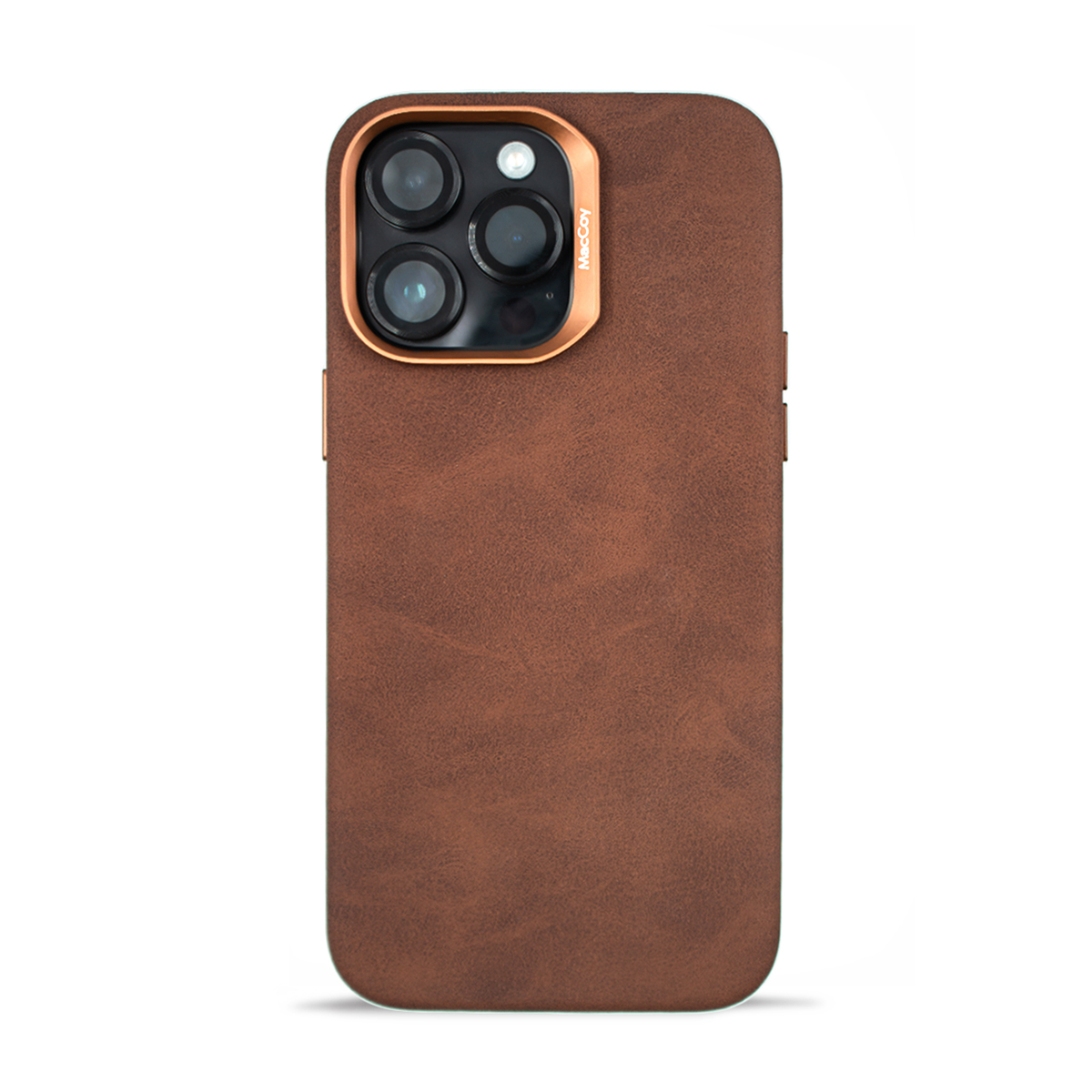 قاب گوشی اپل iPhone 13 Pro Max مک کوی مدل Enormous چرمی مگ سیف دار-قهوه ای قاب گوشی اپل iPhone 13 Pro Max مک کوی مدل Enormous چرمی مگ سیف دار-قهوه ای