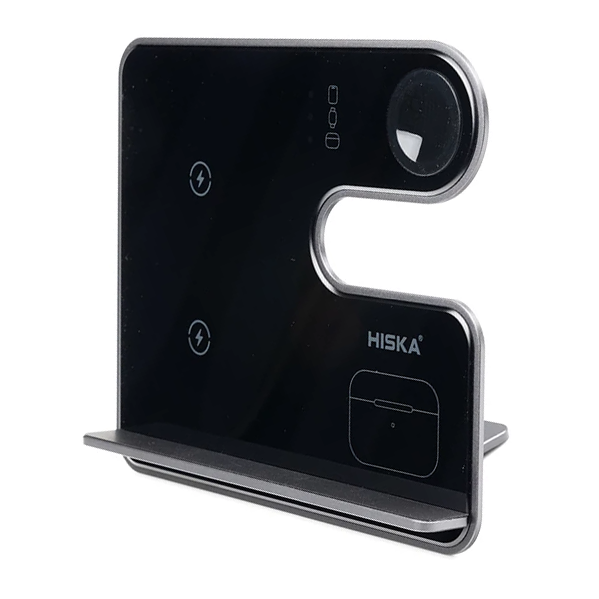 شارژر بی سیم هیسکا مدل HR-12 توان 15 وات-مشکی