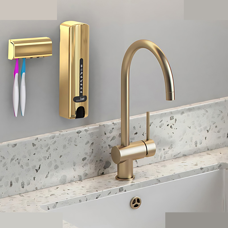 دستگاه خمیر دندان اسپادانا به همراه جا مسواکی دستگاه خمیر دندان اسپادانا به همراه جا مسواکی