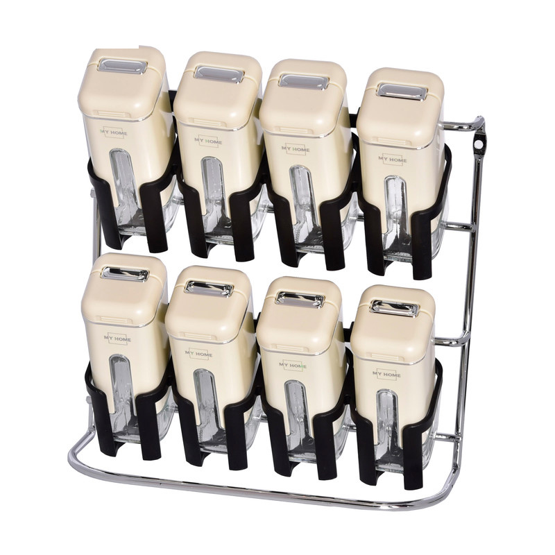 ست جا ادویه 8 پارچه مای هوم کد 500 به همراه استند