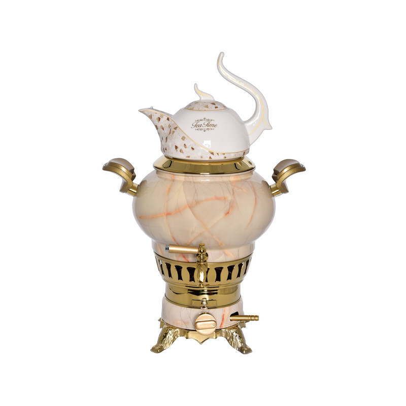 سماور گازی کروپ ست مدل ساحر کد 700101 گنجایش 6 لیتر سماور گازی کروپ ست مدل ساحر کد 700101 گنجایش 6 لیتر