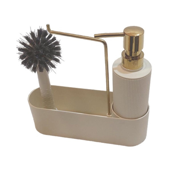 مخزن مایع ظرفشویی لیمون کد RM2124 به همراه استند و فرچه مخزن مایع ظرفشویی لیمون کد RM2124 به همراه استند و فرچه