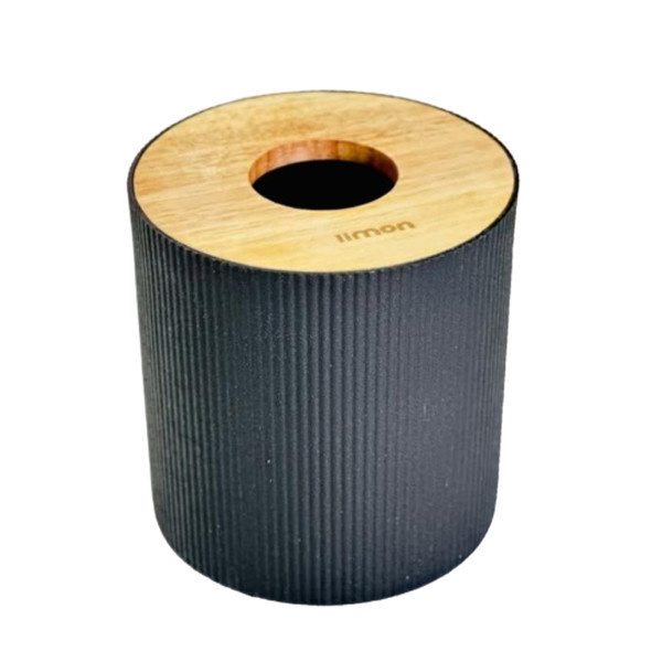 جعبه دستمال کاغذی لیمون مدل استوانه کد 2370 جعبه دستمال کاغذی لیمون مدل استوانه کد 2370