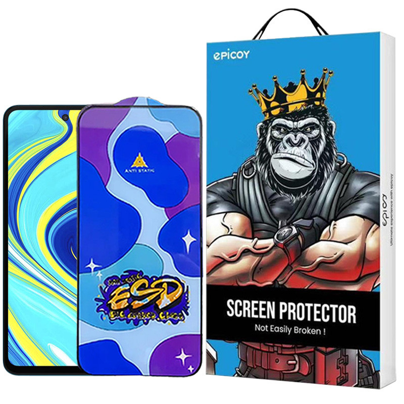  محافظ صفحه نمایش اپیکوی مدل Star ESD مناسب برای گوشی موبایل شیائومی Redmi Note 9 Pro Max/Note 9 Pro 5G/Note 9 Pro 4G India/Global/Note 9S