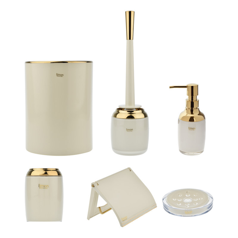 ست سرویس بهداشتی 6 تکه لیمون مدل رومانتیک ست سرویس بهداشتی 6 تکه لیمون مدل رومانتیک