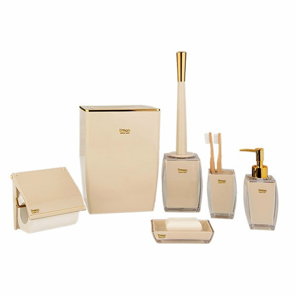 ست سرویس بهداشتی 6 پارچه لیمون مدل کلاسیک ست سرویس بهداشتی 6 پارچه لیمون مدل کلاسیک