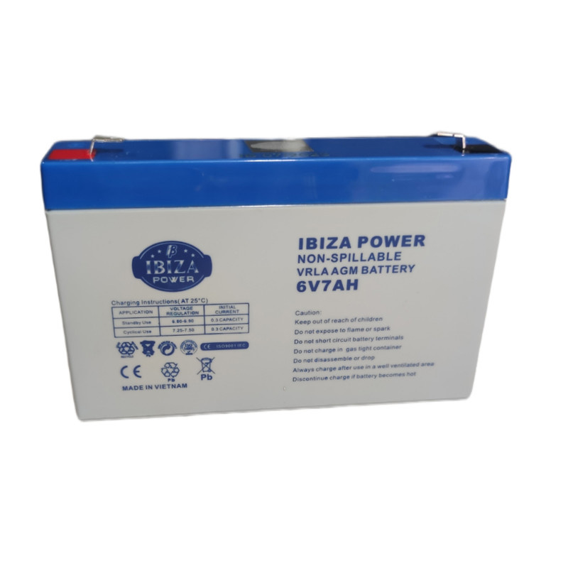 باتری یو پی اس 6 ولت 7 آمپر ساعت ایبیزا مدل 6v7ah باتری یو پی اس 6 ولت 7 آمپر ساعت ایبیزا مدل 6v7ah