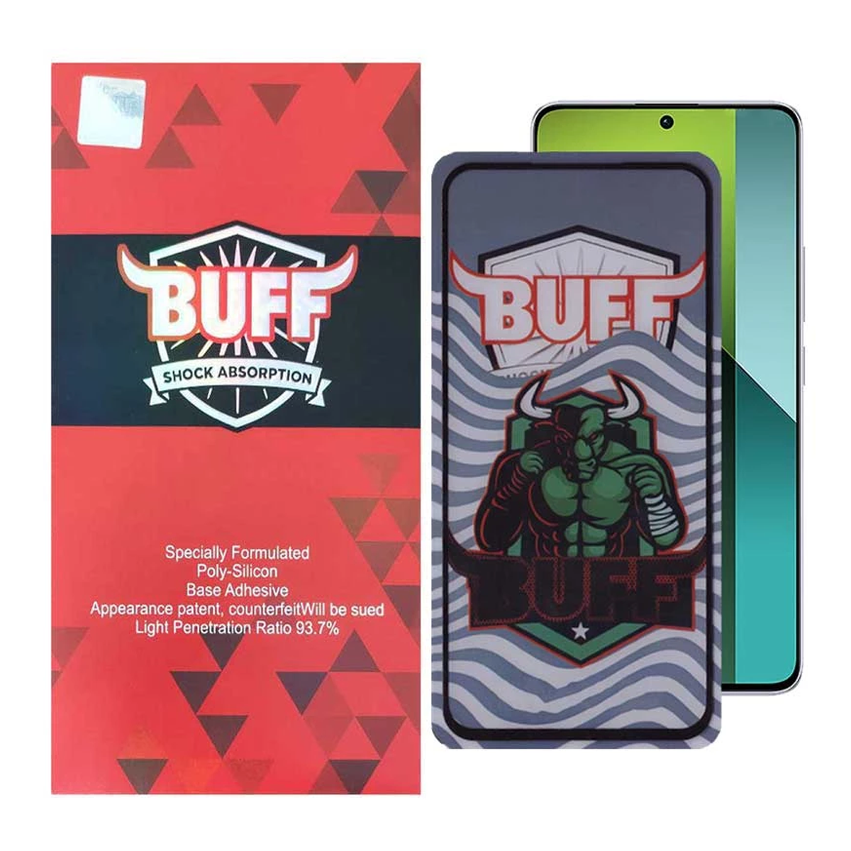 گلس گوشی شیائومی Redmi Note 13R Pro بوف مدل Super Power 5D