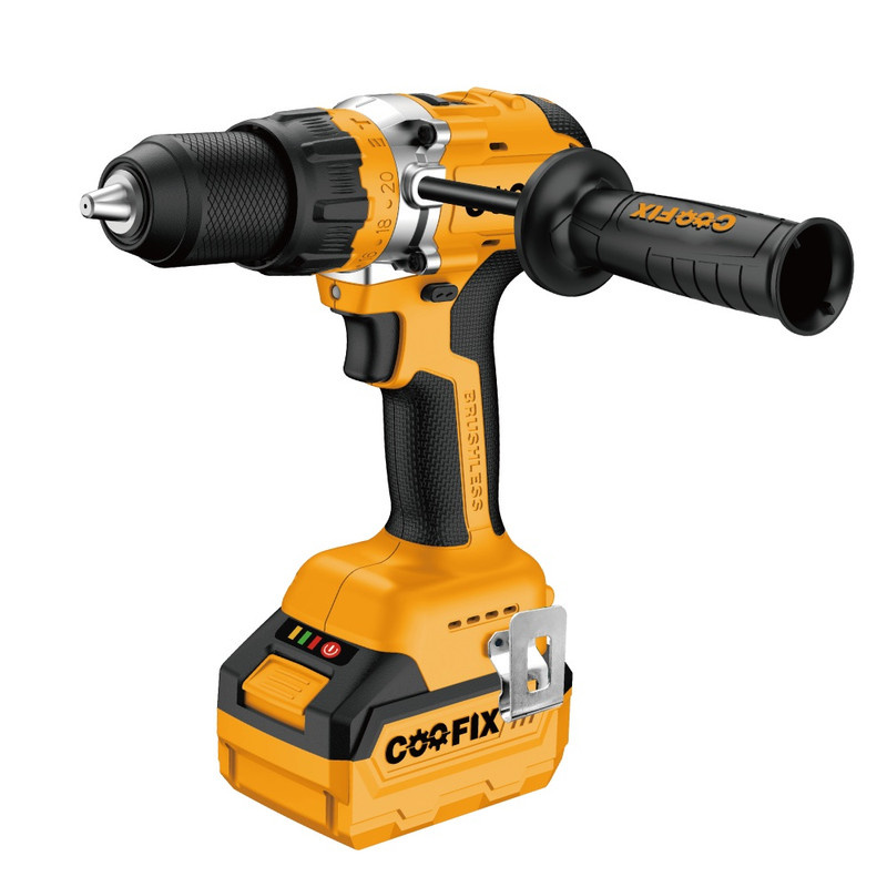 دریل شارژی چکشی  سه نظام 13 میلیمتری 20 ولت کوفیکس کد SMT-CF-CID0013-
