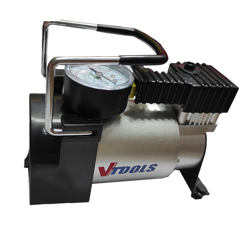 کمپرسور هوا وی تولز مدل تک پمپ کد SMT-VTOOLS-PORTABLEAIR COMPERESOR- 12V-100PSI کمپرسور هوا وی تولز مدل تک پمپ کد SMT-VTOOLS-PORTABLEAIR COMPERESOR- 12V-100PSI