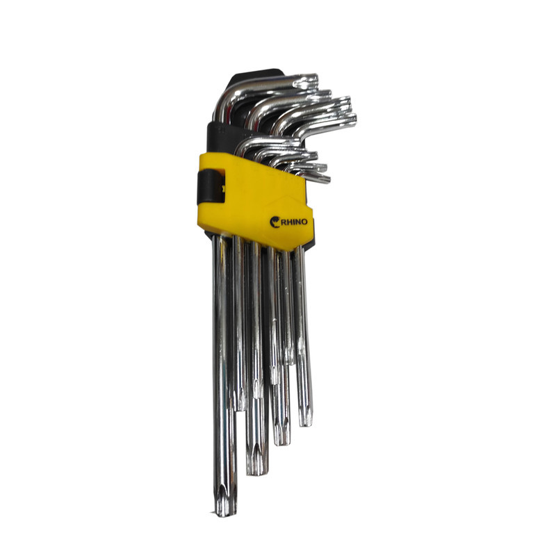 آچارآلن ستاره ای رینو مدل LONG ARMTORX KEY SET-SMT-RIHNO-4125 مجموعه 9 عددی آچارآلن ستاره ای رینو مدل LONG ARMTORX KEY SET-SMT-RIHNO-4125 مجموعه 9 عددی